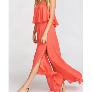 NWT Show Me Your Mumu Hacienda Red Maxi Dress